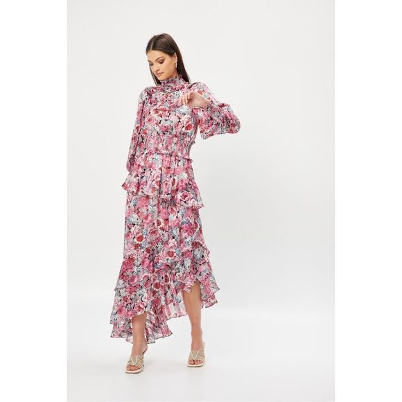Elliatt Dresses & Skirts - Free People Dress Elliatt Dorian Floral Maxi Dress. Size L MRSP $360